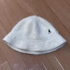 美品KANGOL ホワイト バケットハット M
