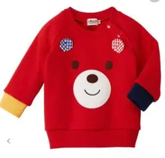 最終お値下げ！HOT BISCUITS クマのトレーナー 赤