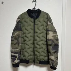 迷彩柄キルティングボンバージャケット 4XL