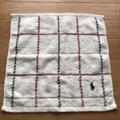 ［新品未使用］Ralph Lauren チェック柄タオルハンカチ
