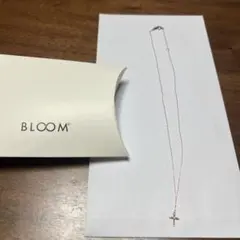 BLOOM K10ピンクゴールドダイヤモンド ネックレス クロス クリーニング 
