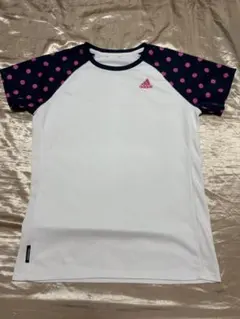 adidas レディース Tシャツ ドット柄