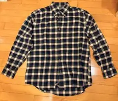 90s OLD UNIQLO GOOD オンブレチェック柄 フランネルシャツ