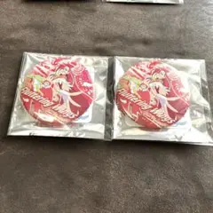 プリキュア トゥインクル缶バッジ キュアフラミンゴ2点セット