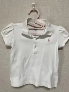 Ralph Lauren ホワイト ポロシャツ 18M／85センチ
