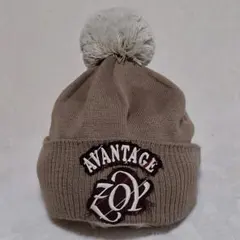 ゾーイ ZOY ニットキャップ ニット帽 ロゴ刺繍ワッペン付 ビーニー