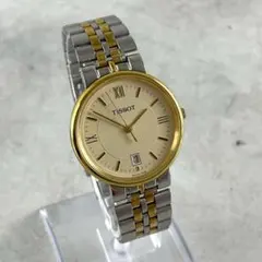 【美品】TISSOT ティソ クォーツ 腕時計 デイト コンビカラー 不動のサムネイル