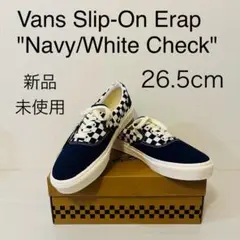 Vans Slip-On Erap "Navy/White Check" バンズ