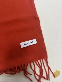 ROCHAS マフラー レッド、オレンジ
