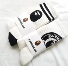 新品未使用　A BATHING APE 　エイプ　靴下 ソックス　2足セット