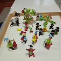 ガラス細工小物小人のオーケストラ