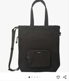 ROOTOTE パッカブル 3WAYバッグ　ブラックのサムネイル