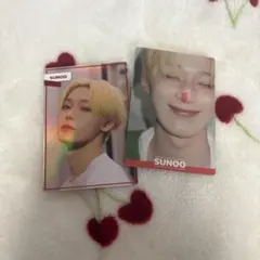 SUNOO K-POP タレントカード 2枚セット