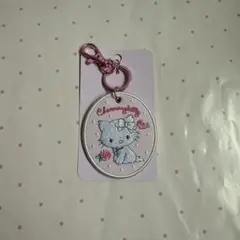 サンリオ　刺繍ワッペンキーホルダー チャーミーキティ