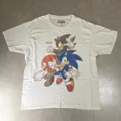 ソニック Tシャツ L SEGA公式 ナックルズ シャドウ ゲームT US古着のサムネイル