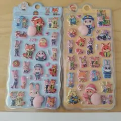 ズートピア キャラクターステッカー 2シートセット