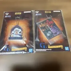 ワンピース　アクリルチャームセット　ルフィ　シャンクス　バギー　ティーチ