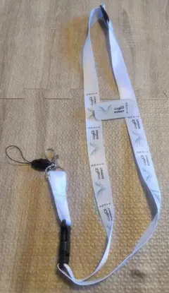 KUWAIT ネックストラップ ホワイト&クウェートパビリオンのピン
