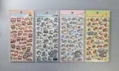 ボンボンドロップシール レッサーパンダ パンダ マヌルネコ カピバラ 