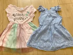 SLAP SLIP、アリエル　ワンピース　90センチ　2枚セット