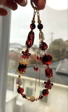 ビーズ キーホルダー 携帯ストラップ バッグチャーム