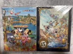 TDS ディズニーシー　クリアファイル2枚セット　スプリングヴォヤッジ　15周年