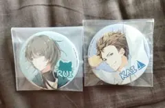 ツキウタ　缶バッジ　水無月涙　文月海　Procellarum