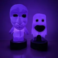 青鬼&フワッティー台座付きルームライト （青鬼）