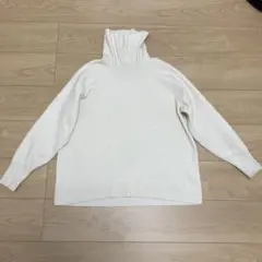 UNIQLO アイボリー タートルネックセーター XL