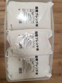25kgの国産ブレンド米（5kgx5袋） - メルカリ