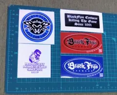 Black Flys ステッカー 5枚セット