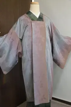 新品】長羽織 正絹 草木 ボタニカル すこやかガード済み 藤色 - メルカリ