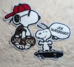 スヌーピー ワッペン　2枚セット