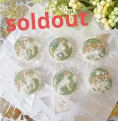 犬のボタン☆6個 j-21 再販/ジャックラッセルテリア/ボタン/カボション