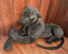 リアル！アニマルビッグぬいぐるみ　クロヒョウ　黒豹