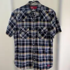 Dickies ディッキーズ 半袖チェックシャツ スリムフィット Lのサムネイル