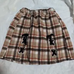 チェック柄スカート【160】