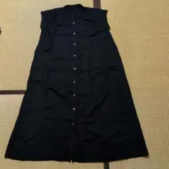 コーエン　ブラック ノースリーブシャツワンピース　ブラック　フリー