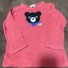 ミキハウス ダブルビー 90㎝ 長袖Tシャツ ロンT