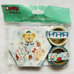 ダッフィー　メモ＆マスキングテープ　マステ　クリスマス　2014年　ディズニーのサムネイル