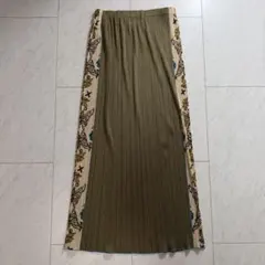 イッセイミヤケ 変形 ロングスカート 裾スカラップ プリーツプリーズ