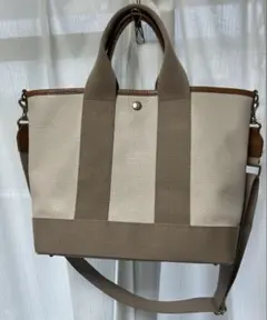 TOPKAPI スコッチグレイン ネオレザー トート バッグ ショルダー付き Mのサムネイル