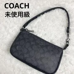 未使用級✨コーチ　ハンドバッグ　アクセサリーポーチ　ノリータ　シグネチャー