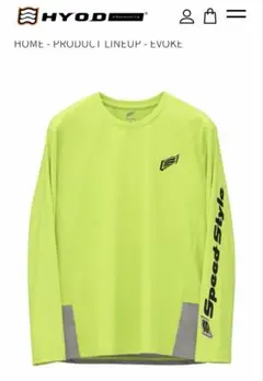【新品】Hyod EVOKE LONG SLEEVE SHIRTS ライムのサムネイル