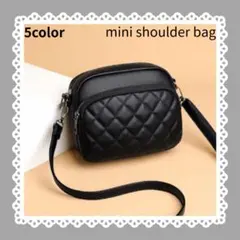 新品　高級感　ブラック ミニショルダーバッグ　普段使い　春先まで使える