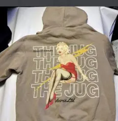 AVIREX　ピンナップガールバックプリント　スウェットパーカー