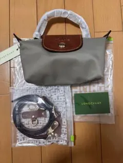 LONGCHAMP ルプリアージュ Sサイズ グレー