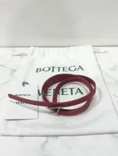 ボッテガ bottega トライアングルナローベルト 細身白レザー ゴールド