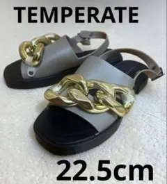 ✨早い者勝ち TEMPERATE QUINN ゴールド チェーン 装飾 海夏最適のサムネイル