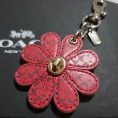 COACH てんとう虫 フラワー 蝶モチーフ キーリング バッグチャーム
